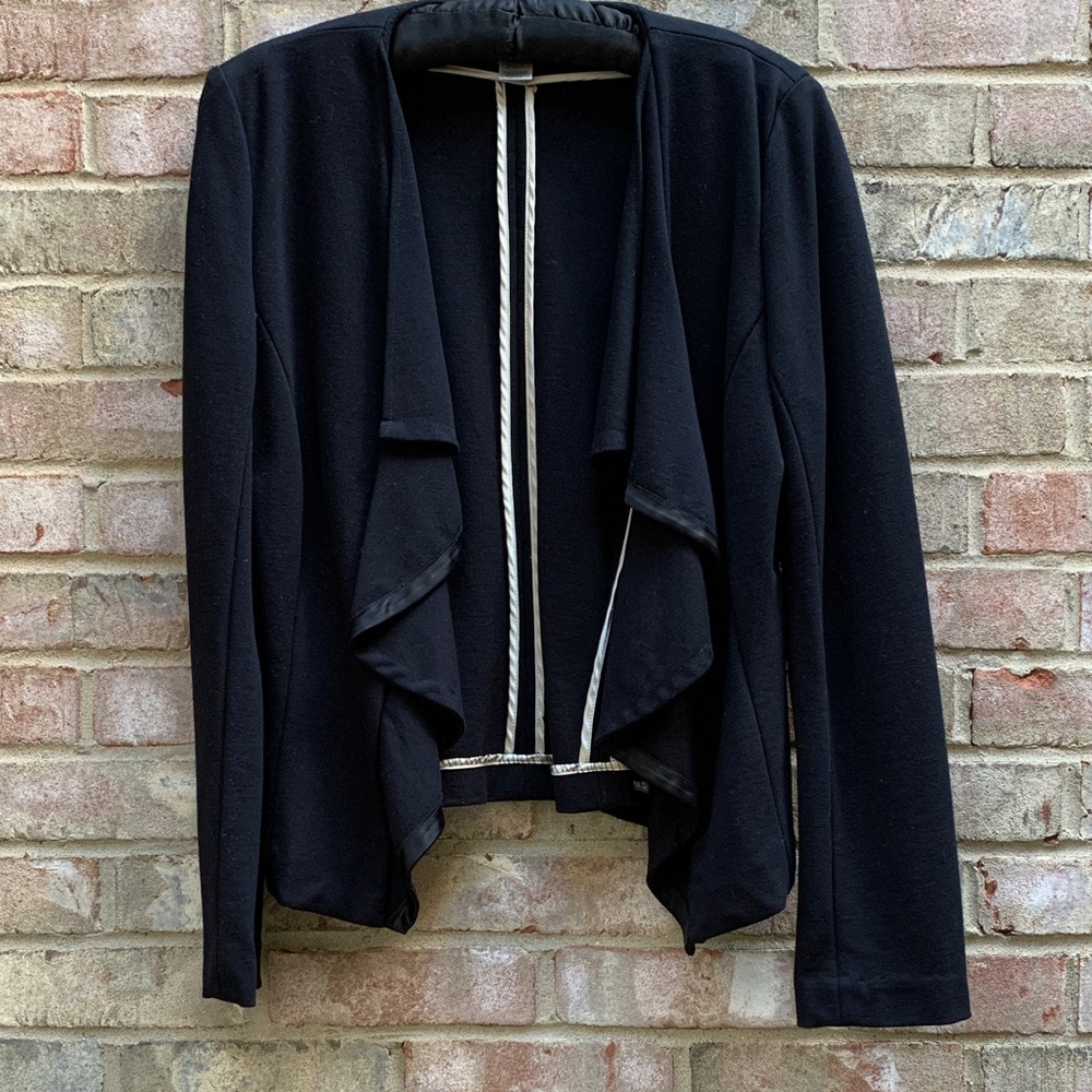 Cache Black Draped Cardigan